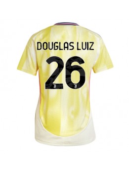 Juventus Douglas Luiz #26 Replika Borta Kläder Dam 2024-25 Kortärmad